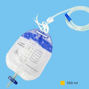1500ml PVC Foley Catheter Urine Bag Urinary Drainage Bag 2000ml With Anti Reflux