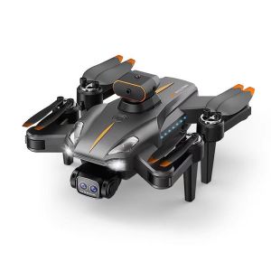 1800mAh Foldable Toy Drone With Screen Remote Control Black Technology