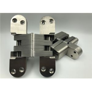 High Hardness Heavy Duty Invisible Hinge With Satin Nickel Surface