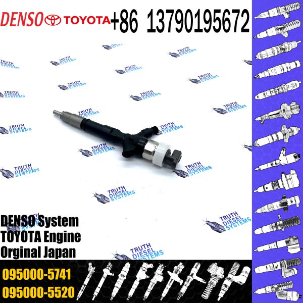 Common Rail Engine Accessories Diesel Injector 23670-30120 095000-5891 095000-5741