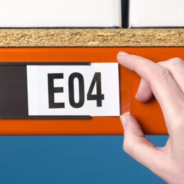 Plastic C Channel Magnetic Label Holder Multipurpose For Cabinet Locker