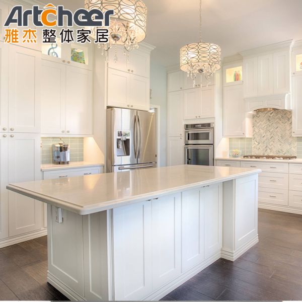 Buy Contemporary Design Modular Kitchen Cabinets Complete Dark Colors Solid Wood Cabinet Sets at wholesale prices