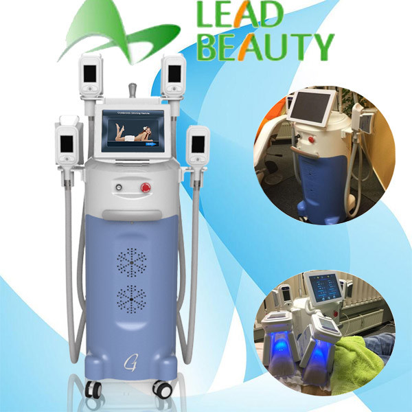 Top tech 4 handpieces fat freezing fat removal cryolipolysis system beauty