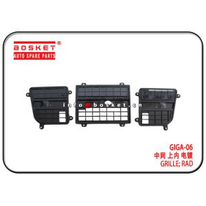 China EXR GIGA-06 GIGA06 Isuzu Truck Parts Radiator Grille Black And White on sale