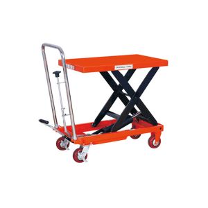 Quality PT300C PT500C PTS350C PT100C Scissor Table Lift Hand Operated Scissor Lift Table Cart With Overload Bypass Valve for sale