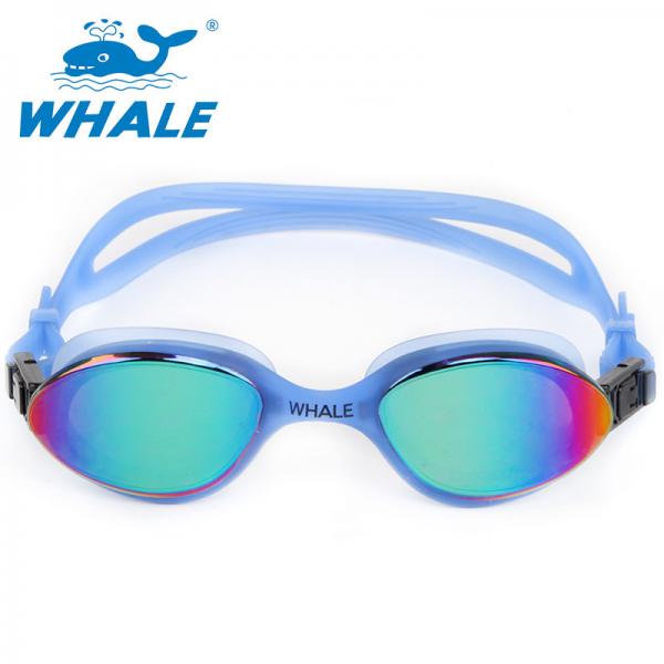 Buy Watertight Adjustable Clear Swimming Goggles / Non Fog Swimming Goggles at wholesale prices