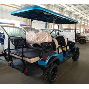 New Buggy 4 Wheel 6-seater Electric Golf Cart with 3.5kw 60V100Ah Lead-acid