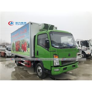 SINOTRUK HOWO Refrigerated Van Truck