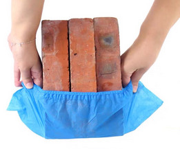 Buy High Elastic Disposable Boot Covers Weatherproof Plastic Shoes Cover at wholesale prices