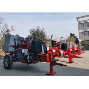 77kw 103hp 60KN Transmission Line Equipment With 7 Groove Number