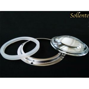 100mm Clear Glass Plano Convex LED Optical Lens For LED High Bay Light