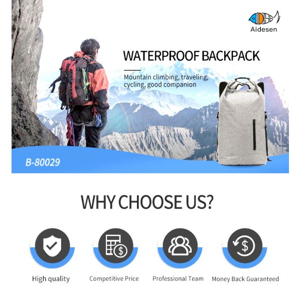 Outdoors Impermeable Bag Camouflage Dry Backpack Rafting Diving Back Pack waterproof bag pack For River Trekking