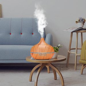 550ml Cool Mist Grain Aromatherapy Diffuser with Auto-Off Safety Switch for Home