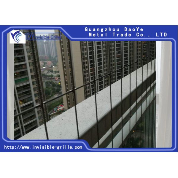 Buy School Stairs Safty Grille 6m Aluminum Track With Stainless Screws Invisible Grilles at wholesale prices