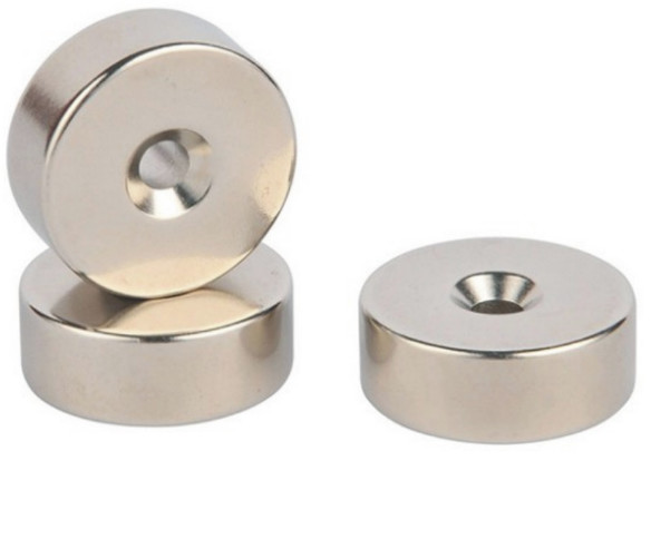 Buy Neodymium Permanent Rare Earth Ring Magnets With M3 Countersink Holes at wholesale prices