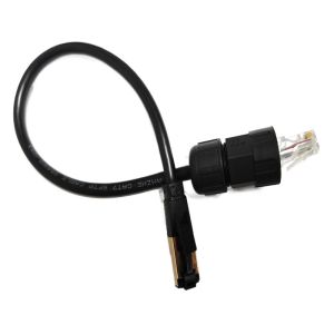 M20 Screw Type Waterproof IP67 RJ45 Connector Data Signal Secure Network