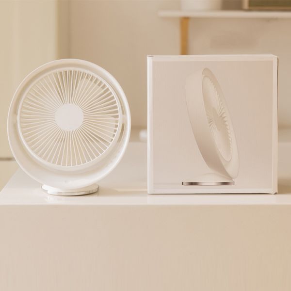 NO App-Controlled Rechargeable Table Fan for Large Wind in Office and Outdoor Cooling