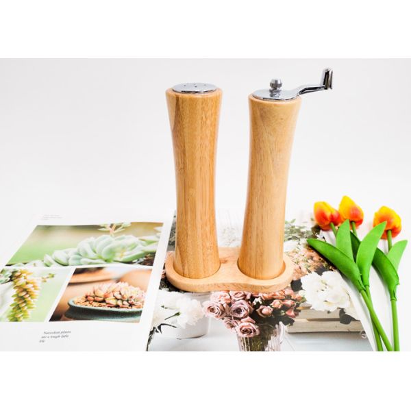 Buy Salt And Pepper Spice Mill Sets Adjustable Coarseness at wholesale prices