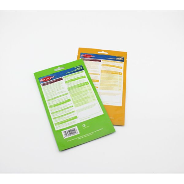 Zip Top Tea Aluminum Foil Stand Up Pouch , Three Side Seal Bag Solvent Free Lamination