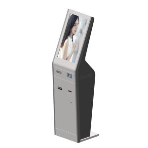 Dust-Proof Multimedia Card Dispenser Kiosk With 32 Inches Touch Screen, Cash