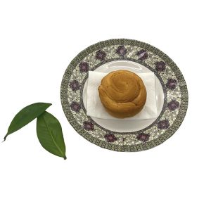 7" Melamine Salad Plate For Round And Deep Shape With Ripple