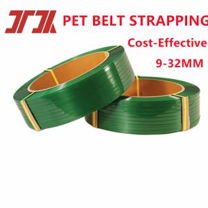 9-32mm Green Packaging Pet Strapping with Durable and Versatile