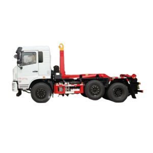Quality Remote Control Hook Lifting Garbage Truck Equipped With Pneumatic Control Valve Hooklifts for sale