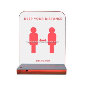 Acrylic Response Time 5ms LED Warning Sign