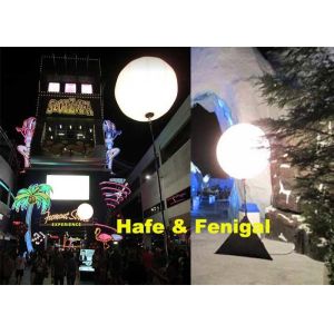 Warm / Cool White Pole Pearl 400W Inflatable LED Light