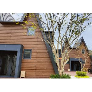 Quality prefabricated cabins lodges with hot tubs Light Steel Framing chalet prefab Wooden House Resort Bunglalow for sale