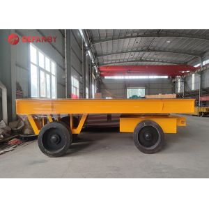 18T Coil Transportation Rail Transfer Cart With Winch Towing