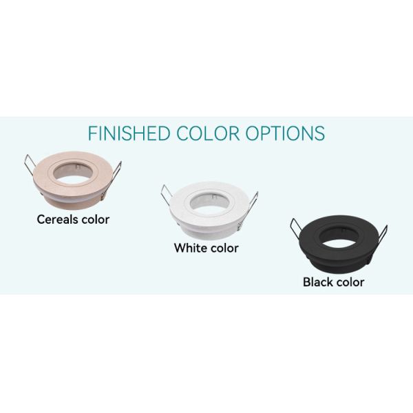 Eco Friendly Downlight Enclosure Round IP65 Recessed Can Light Housing