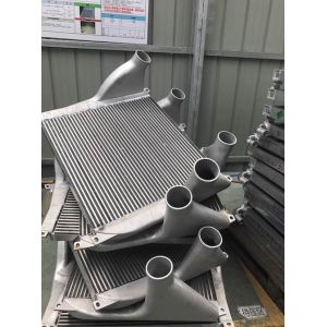 China Aluminum Tube Fin Charge Air Cooler for Aftermarke Truck Turbo Engine air to air heat exchanger on sale