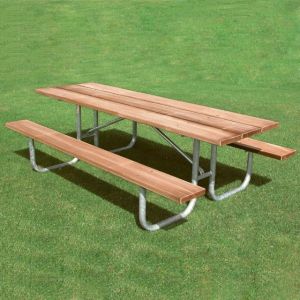 L2400W1680H820mm Picnic Table Bench Set For Park