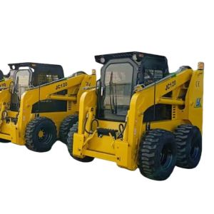 1200kg Skid Steer Loader JC120 Weichai 103kw with Snow Blower in Russia