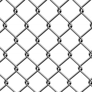Quality Diamond Pattern Chain Link Black Vinyl Fence Zig Zag Shape Wire Mesh 6 Gauge for sale