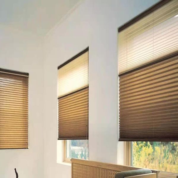 Water-Resistant Fabric Cellular Honeycomb Blinds Customized for Enhanced