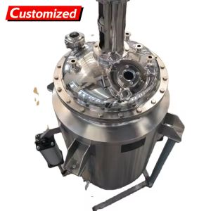 Custom Stainless Steel Food-Grade Reaction Vessel 220V Chemical Reaction Vessel Pump Core Container 50L-5000L Suitable for Motor-Driven Chemical Reactor Equipment