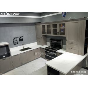 Shock Resistant 3000*1500 Engineered Quartz Stone For Countertops