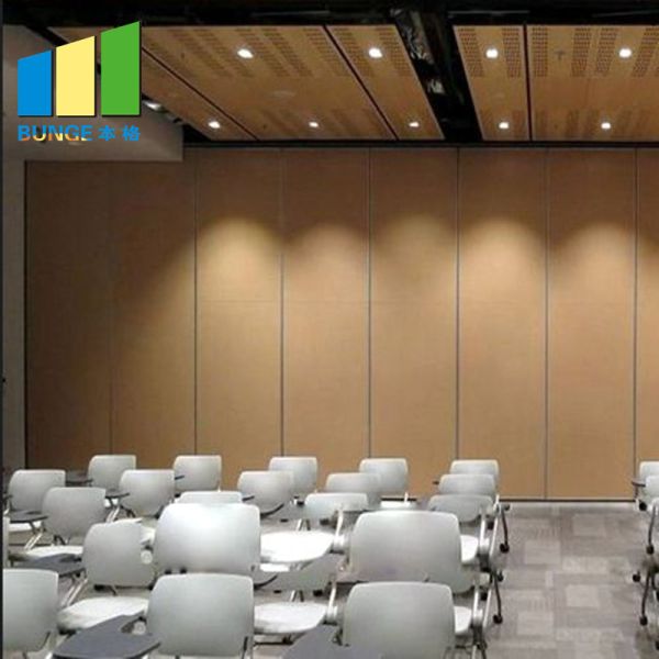 Interior Temporary Folding Partition Walls Removable Foldable Wall Divider Sliding Dining Hall Partition For Exhibition