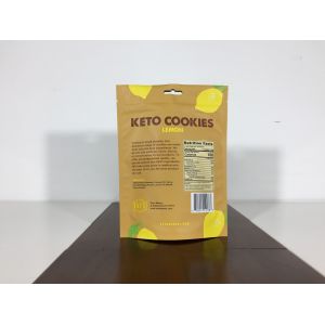 k 95um Thickness Snacks Cookie Stand Up Pouch
