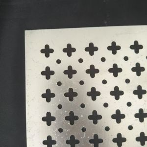 Stainless Steel Perforated Metal Plate with Hexagonal Hole Pattern