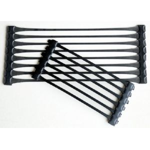 China Fence Mesh Road Driveway 50m Length Uniaxial Plastic Geogrid on sale