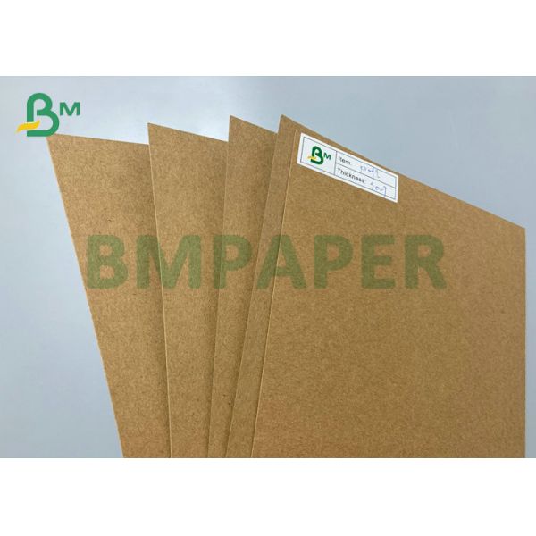 787mm Width Printable 320gsm Thick Brown Kraft Paperboard For Clothes Label 
