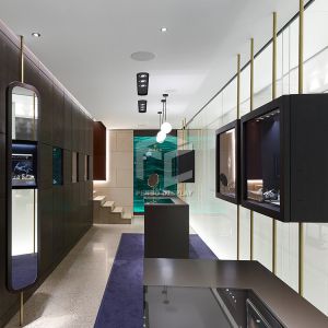 T5 LED Diamond Jewelry Store Furniture 15mm MDF