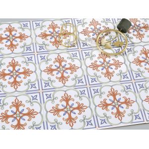 White and Red Ceramic Rustic Tile 20x20cm Non-Slip