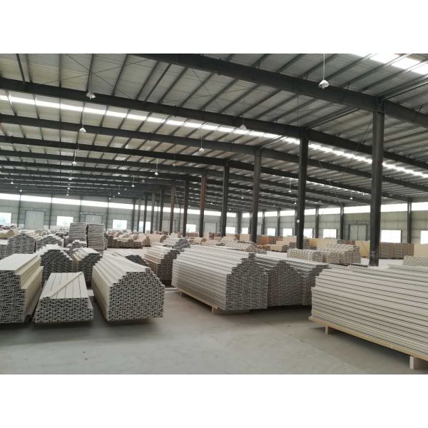 WPC Door Extrusion Production Line , PVC Wood and Plastic Composite Door Panel Making Machine