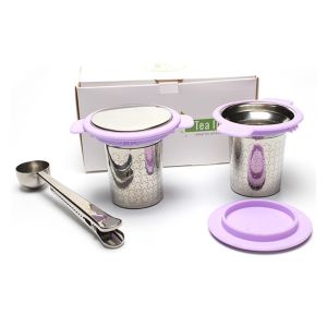 Colorful Double Handle Replacement Teapot Infuser Basket For Custom Cup Mug