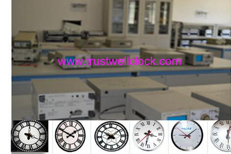 master slave clocks system for large area project clocks or airport tower