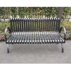 Powder Coating Sunproof 150cm Cast Iron Garden Park Bench